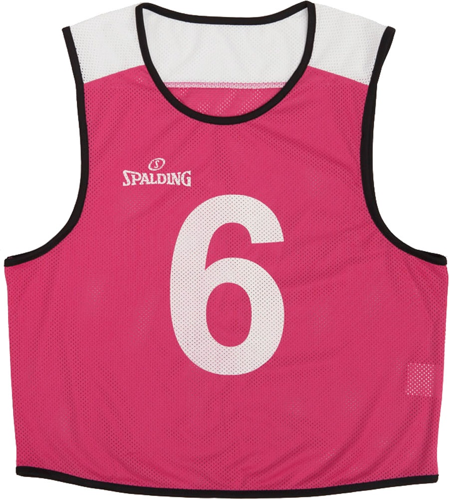 SPALDING スポルディング ビブス6-11 6枚セット バスケット SUB130720-PNK