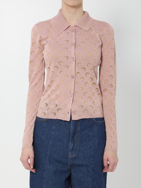 MARINE SERRE Women Sweater WSI044ACKN PINK