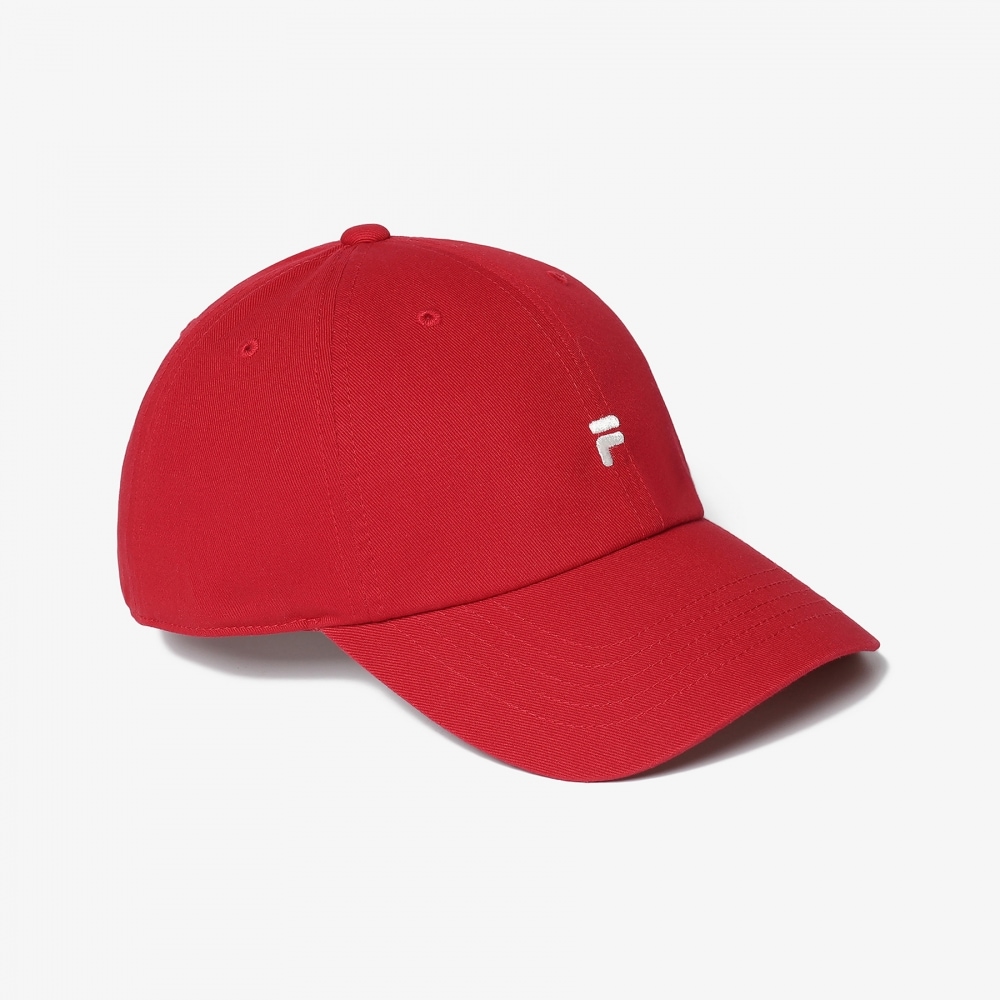 フィラ Fロゴ レディース コットン ボールキャップ_FS3CPH1301F_RED