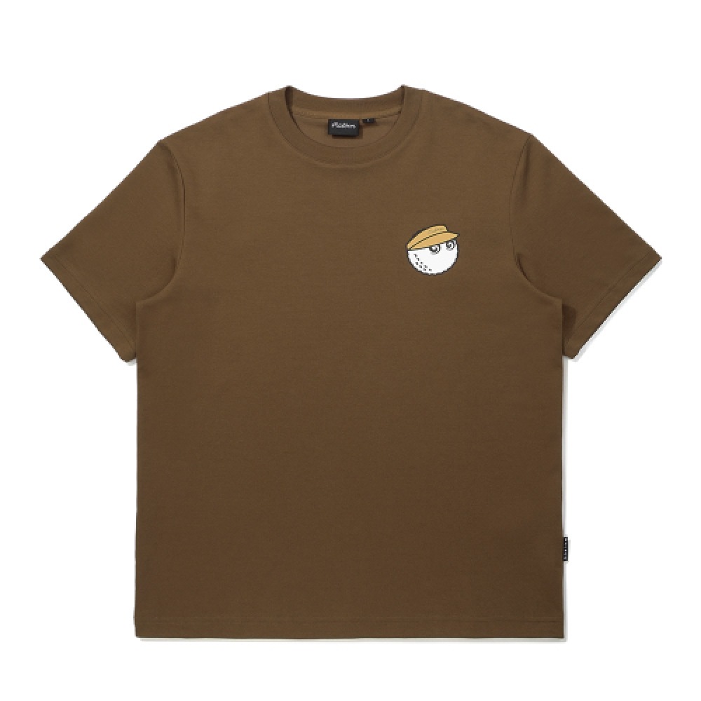 マルボンゴルフバケットトリプルユニラウンド Tシャツブラウン