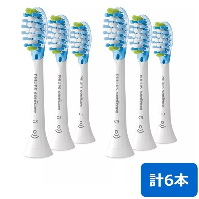 替えブラシ HX9043/67 ホワイト 3本2セット 計6本 HX9043-67-2SET
