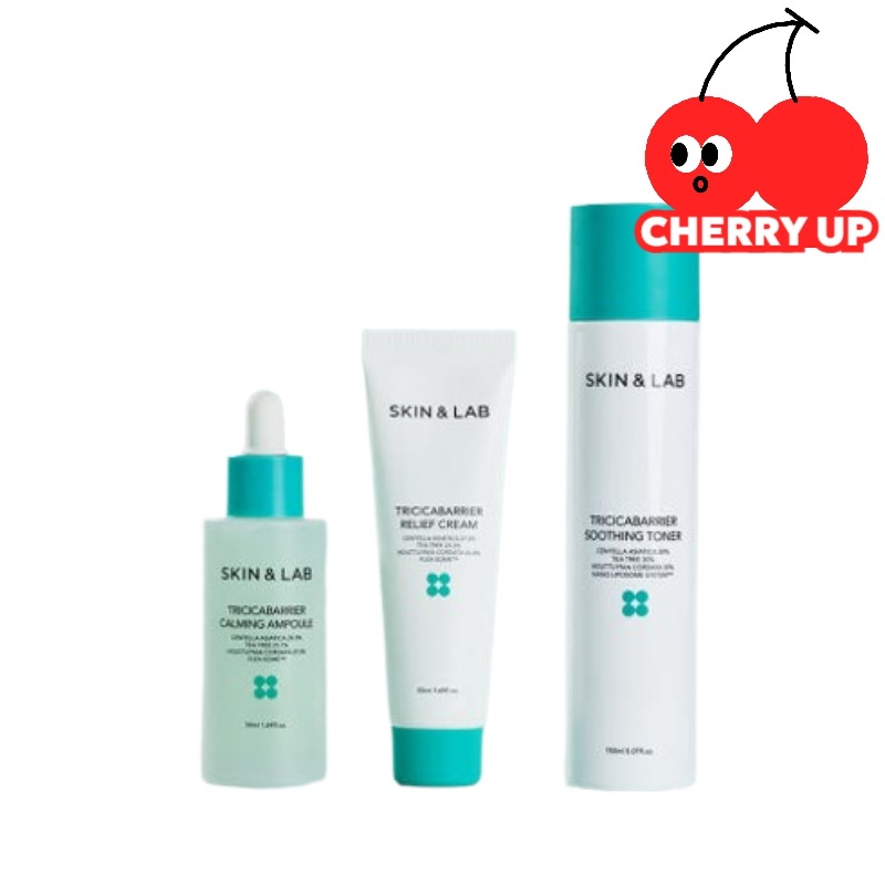 【特別セット】1+1+1 トリシカバリア スージングトナー 150ml ＋ カーミングアンプル 50ml ＋ リリーフクリーム 50ml 3点セット敏感肌ケア 肌バリア サッパリ仕上げ韓国コスメ