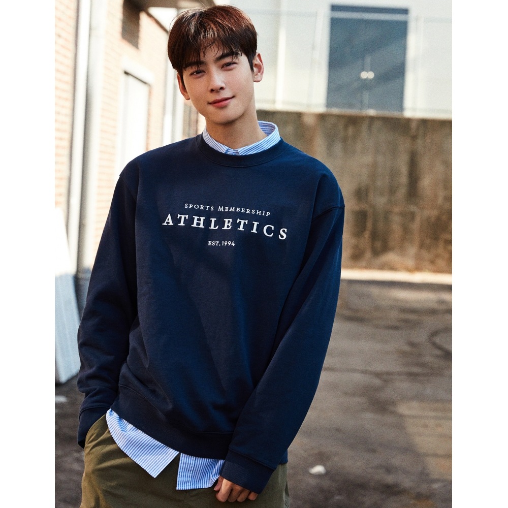 GIORDANO 023511アンブラシドテリープリントマンツーマン_6color