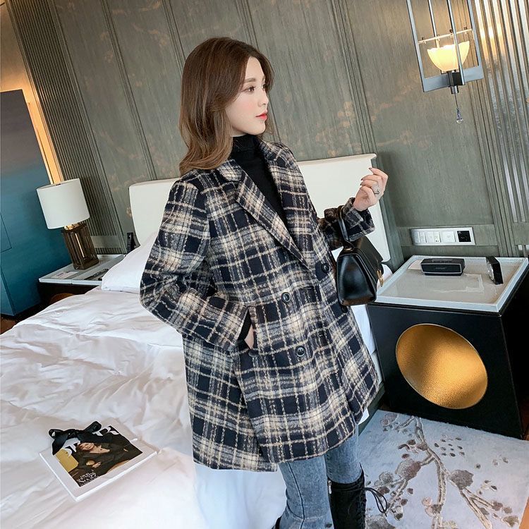 Hot!!!新入庫 チェスターコート レディース 秋冬 40代 チェック柄 チェスターコート ミディアム丈 ツイードコート オーバー 韓国風 アウター 通勤 着痩せ オシャレ ゆったり