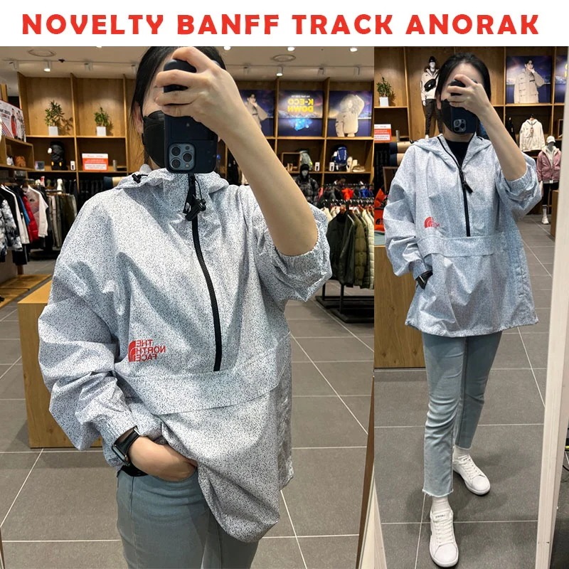 韓国正規品保証 関税負担なし NA3BN15A NOVELTY BANFF TRACK ANORAKデイリー 基本 着装 男子 女子 人気 韓国 ファッション 男女共用 アウトドア