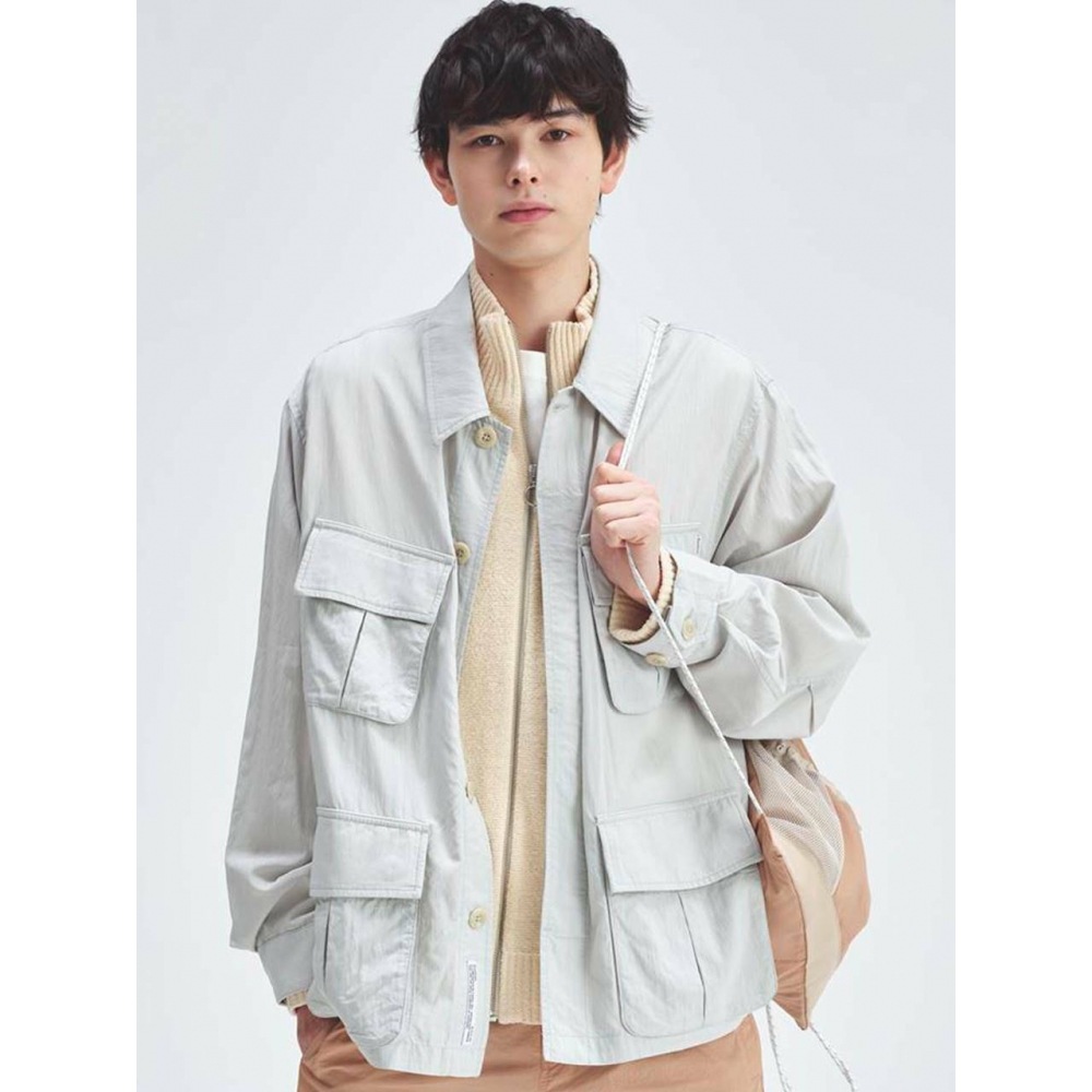 コバーナット 24SS ポケットパテジャケットライトグレー