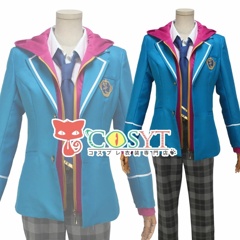 あんさんぶるスターズ！夢ノ咲学院 男子制服 衣更真緒 コスプレ衣装 ネクタイ3色セット ジャージ パーカー 仮装 変装 コスプレ cosplay ゲーム イベント パーティ 15,538円
