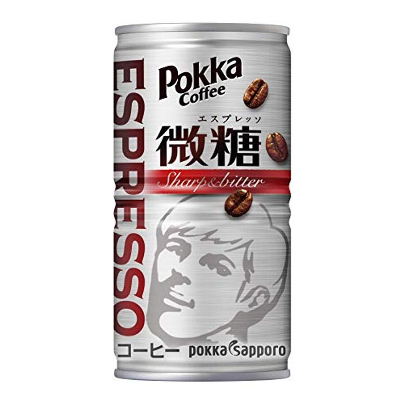 安価 ポッカコーヒーエスプレッソ 微糖 185g缶30本入 インスタントコーヒー