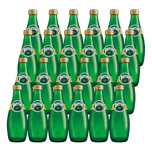 Perrier(ペリエ) フランス産ナチュラルミネラルウォーター 炭酸水 瓶200ml× 24本 [正規輸入品] プレーン