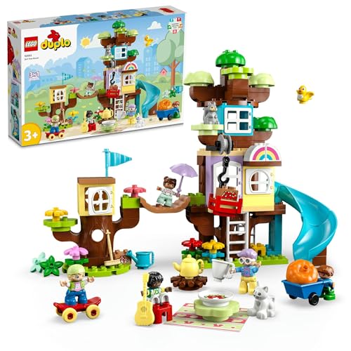 レゴ(LEGO) デュプロ デュプロのまち 3in1 ツリーハウス おもちゃ 玩具 誕生日 プレゼント ブロック 知育 男の子 女の子 子供 1歳半 2歳 6歳 幼児 ごっこ遊び おままごと 1099