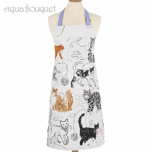 アルスターウィーバーズ 大人用 コットン エプロン 猫の友達 ULSTER WEAVERS COTTON APRON FELINE FRIENDS [evq]
