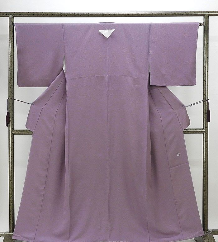 色無地 未着用美品 正絹 加賀友禅 百貫達雄 身丈159.5cm 裄丈64.5cm 色無地 未使用