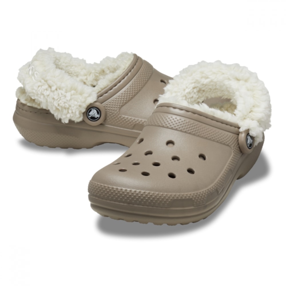 クロックスユニセックスクラシックフリース裏地クロッグ 211396-195 クロックスジビッツファー...