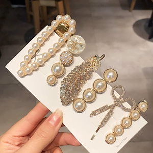 ヘアピン【6個セット】ヘアクリップ おしゃれ 髪留め ぱっちん ヘアピン パール ヘアアクセサリー キラキラピン ヘアアクセサリー 髪飾り 前髪 ヘアクリップ 入学式 卒業式 結婚式