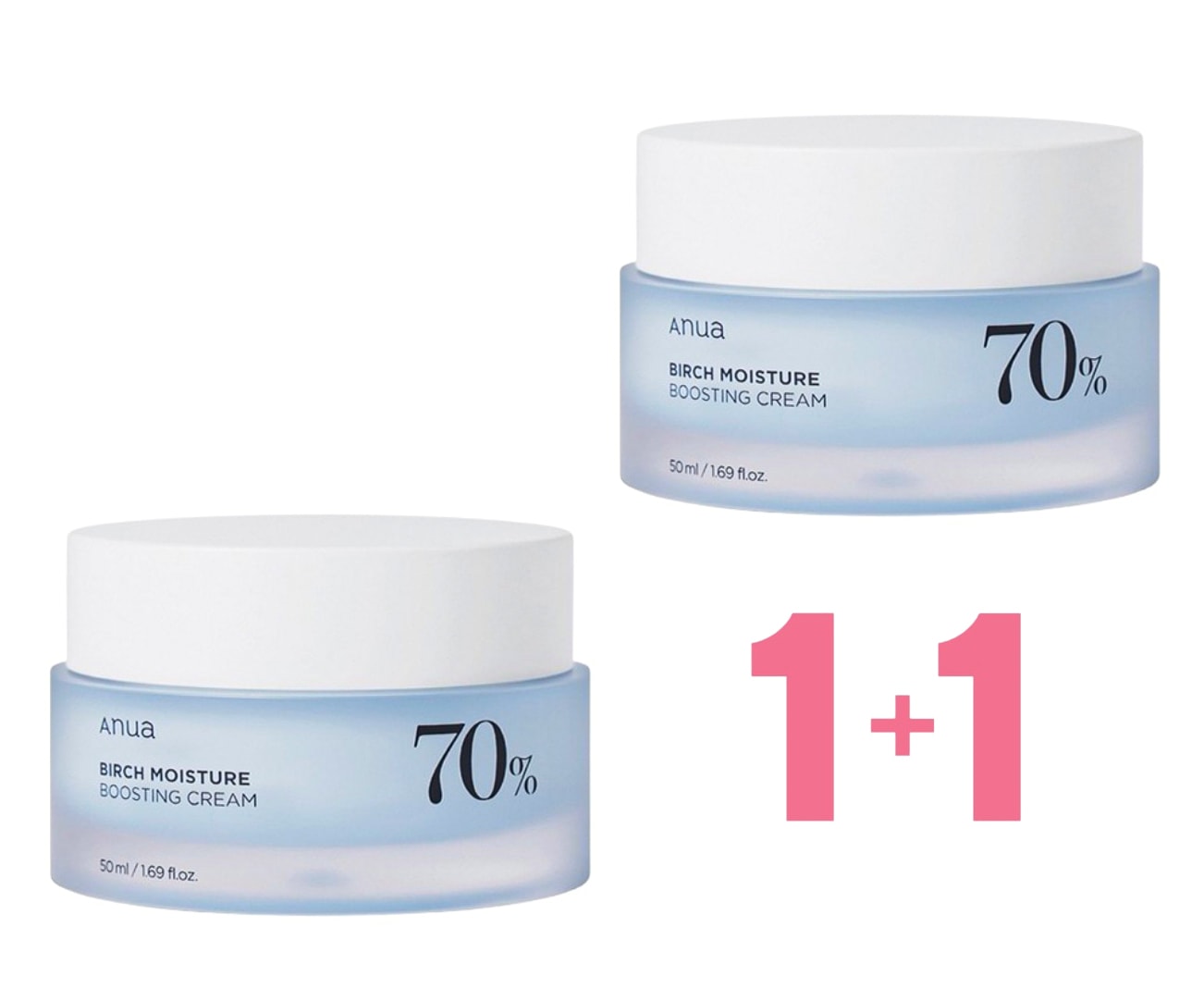 [正規品] 白樺70 水分ブースティングクリーム 50ml X2個 / しっとり/さわやか/水分保護/肌バリア/敏感肌