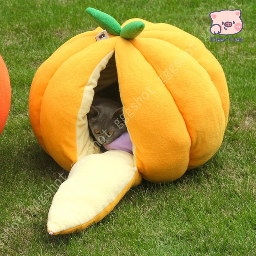 即納 猫用ベッド ドーム型 ペットハウス 犬 猫 小型犬 ふわふわ クッション 保温 防寒対策 洗濯可能 ペットベッド 夏 猫ハウス ドーム型ペットベッド 折り畳み 2WAY