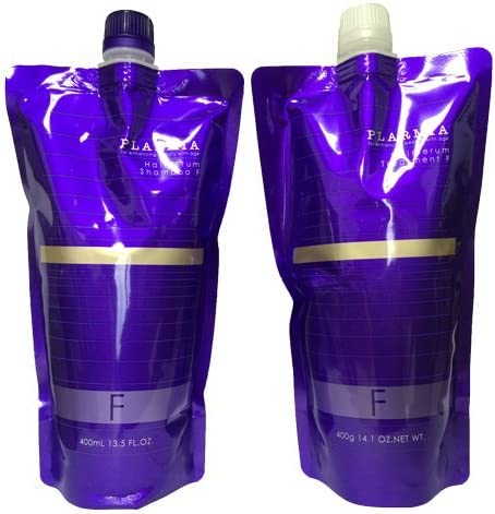 【メガ割限定】プラーミア ヘアセラム シャンプーF＆トリートメントF 各400mL レフィルセット