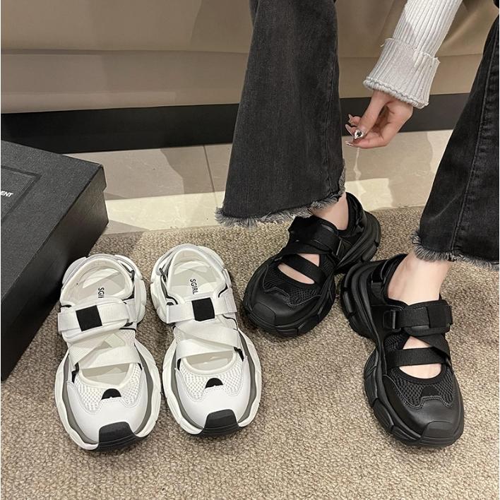 [新品入荷]サンダル スニーカーサンダル ダッドサンダル スポーツサンダル レディース スポーティ カジュアル 軽量 厚底 足長 22.5cm 23cm 23.5cm 24cm 24.5cm 25cm