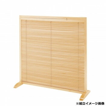 弘益（KOEKI） UTILITY 衝立1連 ナチュラル JPLB1NA
