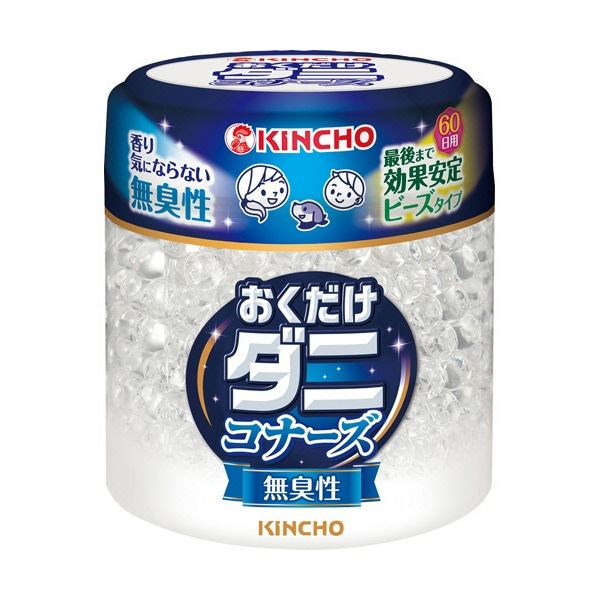 （まとめ）大日本除蟲菊 KINCHO ダニコナーズ ビーズタイプ 60日 無臭性 1個[x20]