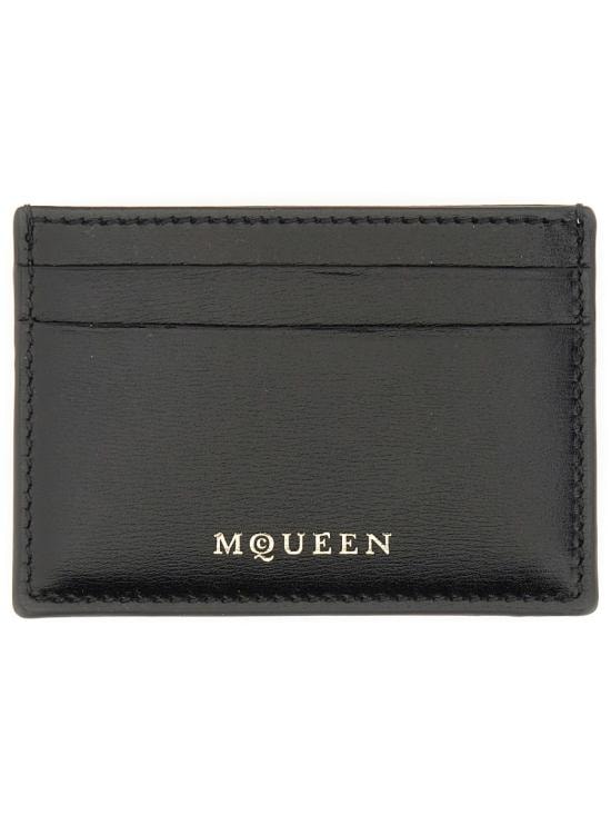 ALEXANDER MCQUEEN Women Wallet 836556 1MAAF1000 BLACK