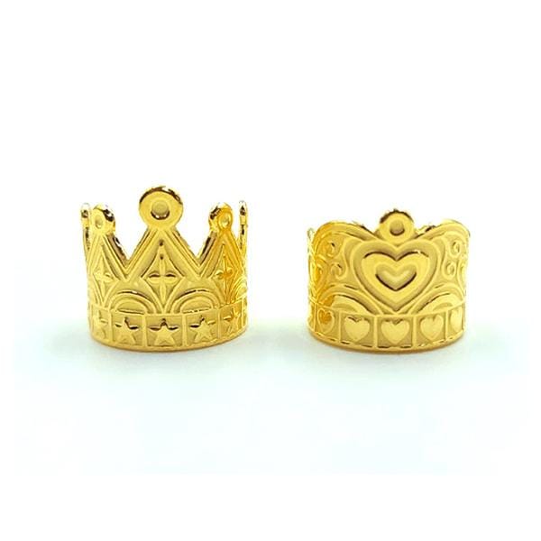 韓国 トルパンジ 1歳 誕生日 王冠 指輪 スター ハート 24金 純金 3.75ｇ 送料無料 韓国伝統 韓国製 韓国アクセサリー プレゼント 35,750円