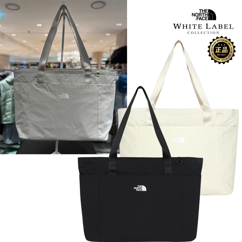 NN2PS07 WHITE LABEL LINDEN TOTE BAG 26SS新作 韓国限定ライン 19L A4収納 多収納 軽量 春夏 韓国 通勤 通学 コーデ提案 デニム タウンユース