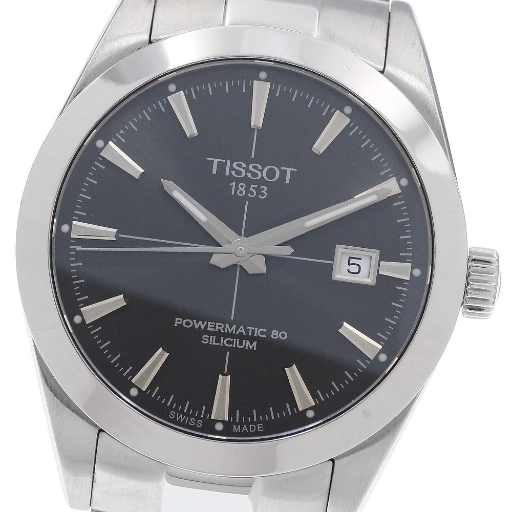 ティソ TISSOT T1274071106100 ジェントルマン 日本限定 パワーマティック80 自動巻き メンズ 箱・保証書付き_957288【中古】