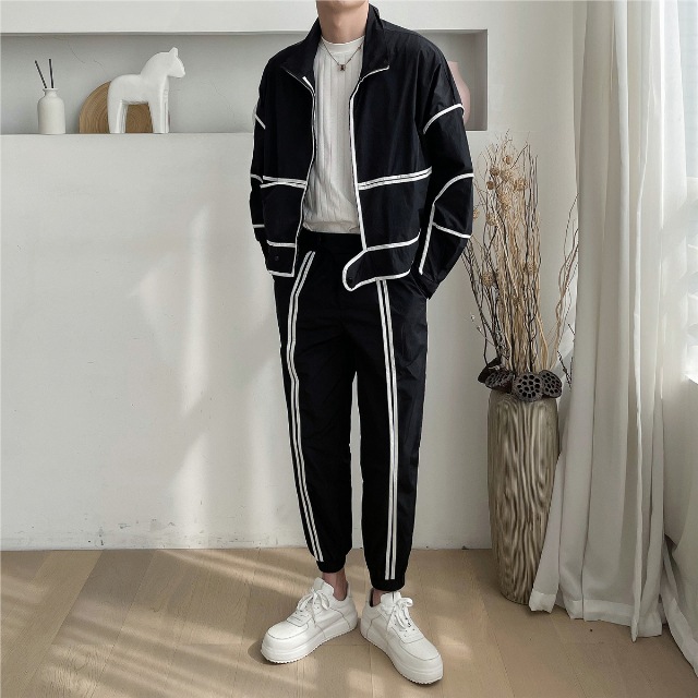 42 割引春夏新作 予約販売 メンズセットアップ無地スエット上下カジュアルベーシックシックスリム男 その他メンズファッション メンズファッション Urbanfarminginstitute Org