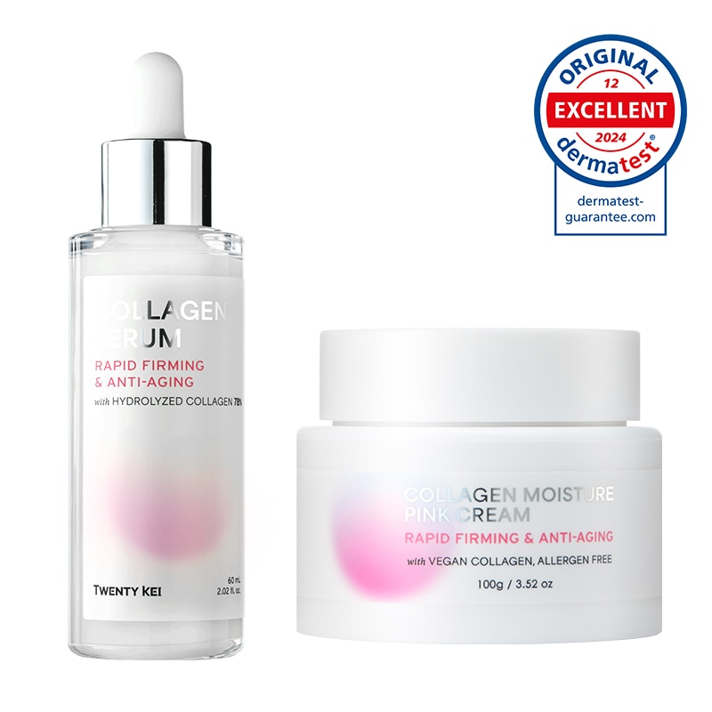 [콜라겐2종]ゲンアンプルセラム&クリーム完璧な2点セット(60ml+100ml) /保湿/弾力/弾力/栄養/光沢/シワ