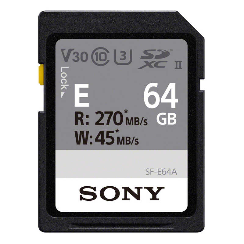 ソニー　SONY　SDXCカード SF-Eシリーズ(Class10/64GB)　SF-E64A