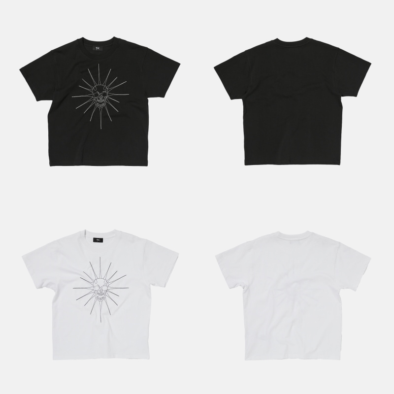 【THUG CLUB】26SS TC RIDING SKULL STITCH T-SHIRT : 2COLORS