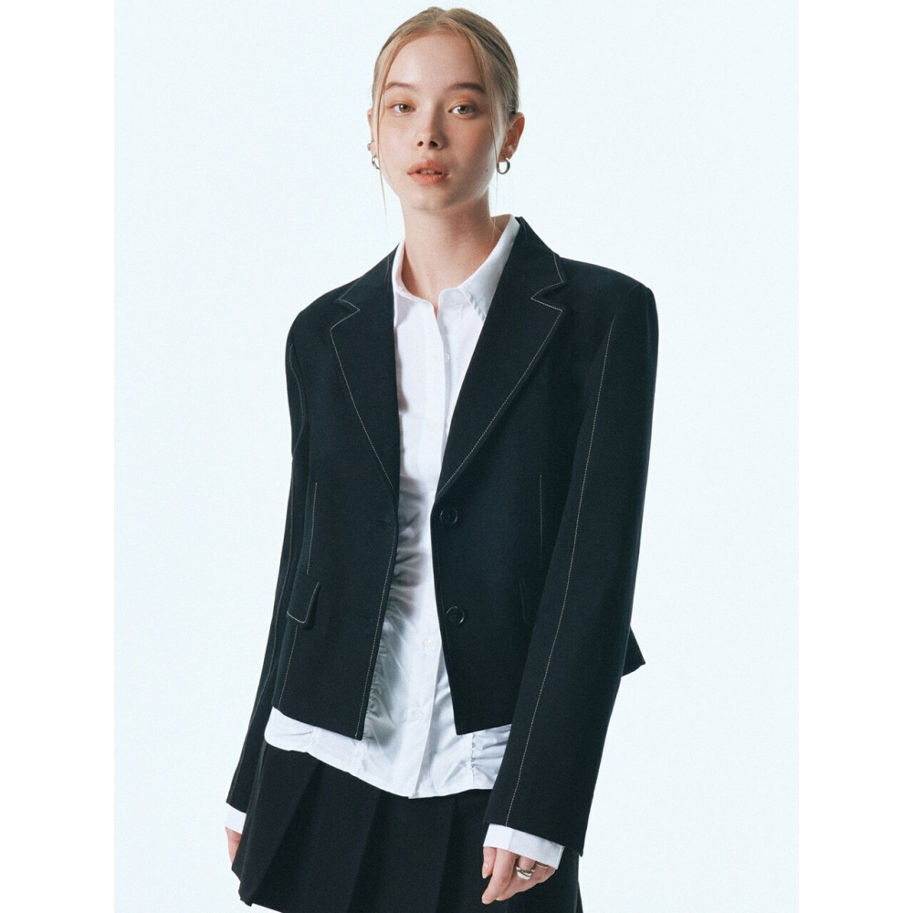 CITYBREEZE配色クロップジャケット BLACK 16,162円