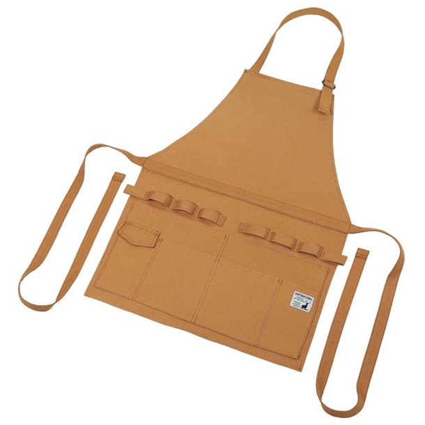 フィールド エプロン ロング (ブラウン) アウトドアグッズ (ug3254)