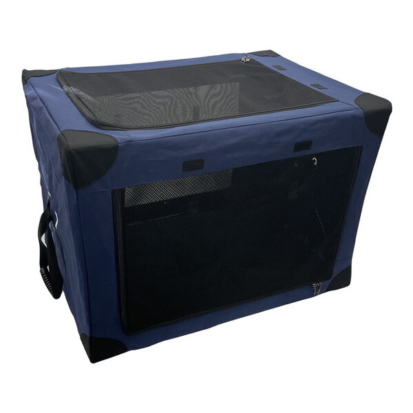 シンセーインターナショナル ダイヤル式コンパクトクレート ワンタッチだわんっ S ネイビー