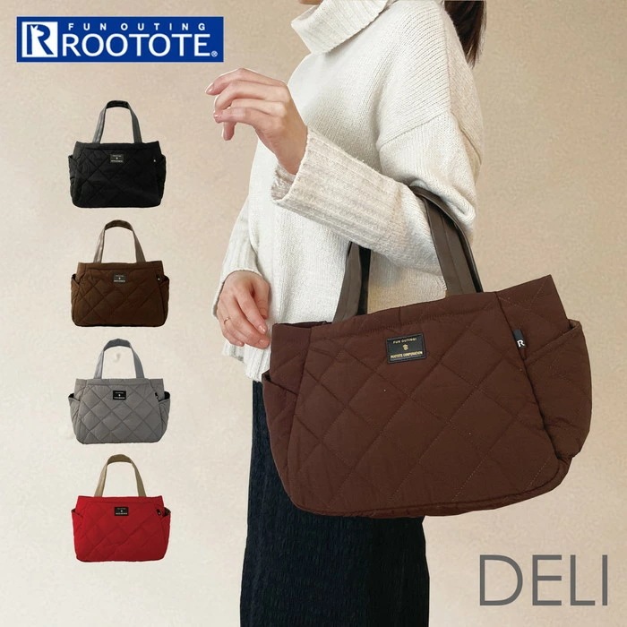 ルートート トートバッグ ROOTOTE 1332 通販 トートバック レディース 通勤 通学 軽量 軽い 撥水 自立 仕切り 手提げ ナイロン キルティング おしゃれ かわいい DELI Paroo 5,320円