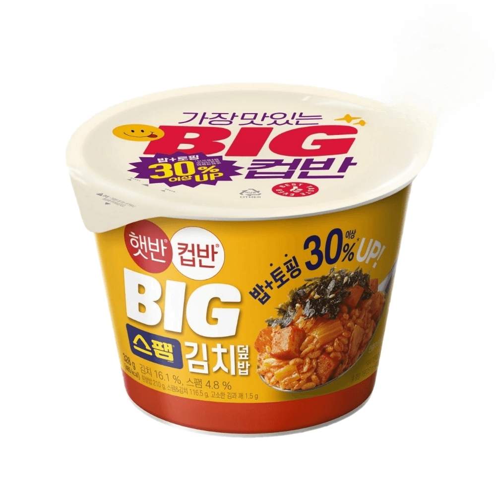 ヘッパン カップ 飯BIGスパムキムチ丼 328G X 8
