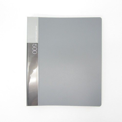 （まとめ買い）名刺ホルダー 替紙式 A4縦 30穴 500名収容 グレー メイ-F355NM [x3]