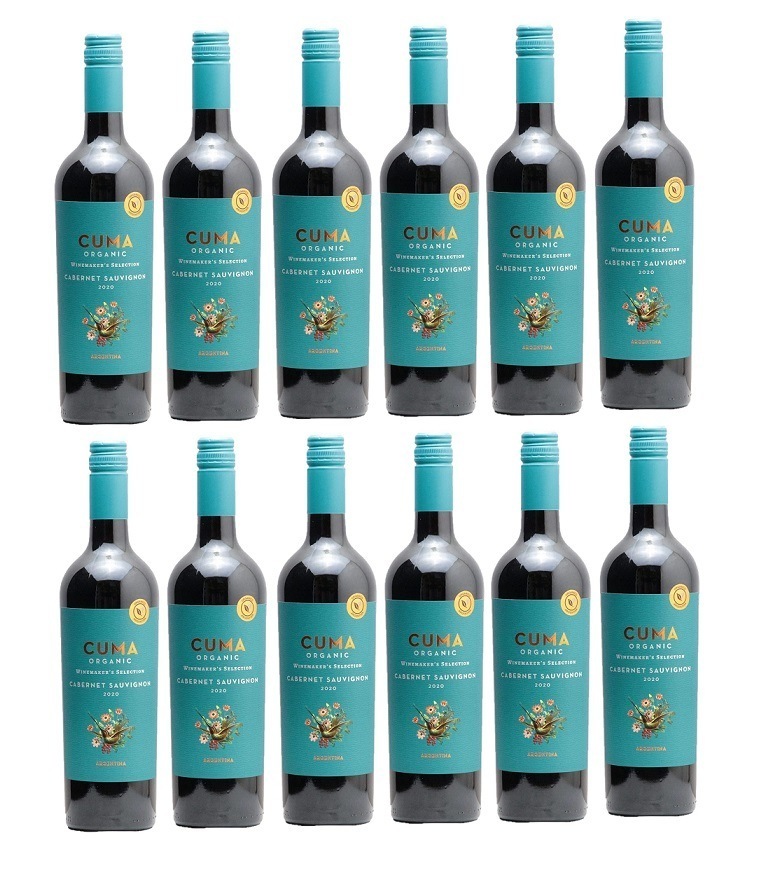 【送料無料】クマ オーガニック カベルネソーヴィニヨン 750ml12本 [赤ワイン フルボディ アルゼンチン] 【北海道東北四国九州沖縄県は必ず送料がかかります】