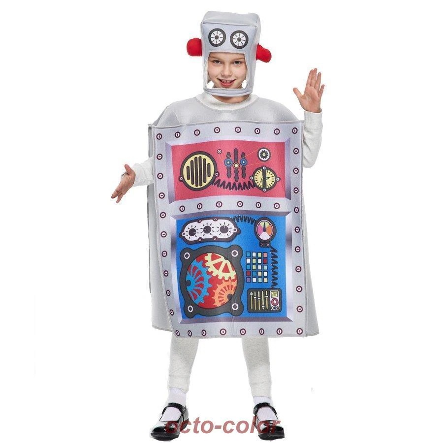 【万聖節セール】子供ハロウィン衣装子供 男子 女子 ハロウィン ロボット 衣装 キッズ ハロウィン衣装 幼稚園ハロウィン衣装 新ハロウィン衣装