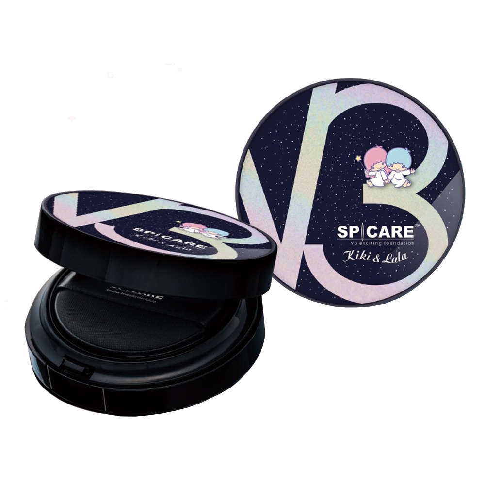 キキ＆ララ　コラボ　限定ケース　V3エキサイティングファンデーション キキ＆ララ　15ｇ　 正規品　　V3ファンデーション　ききらら