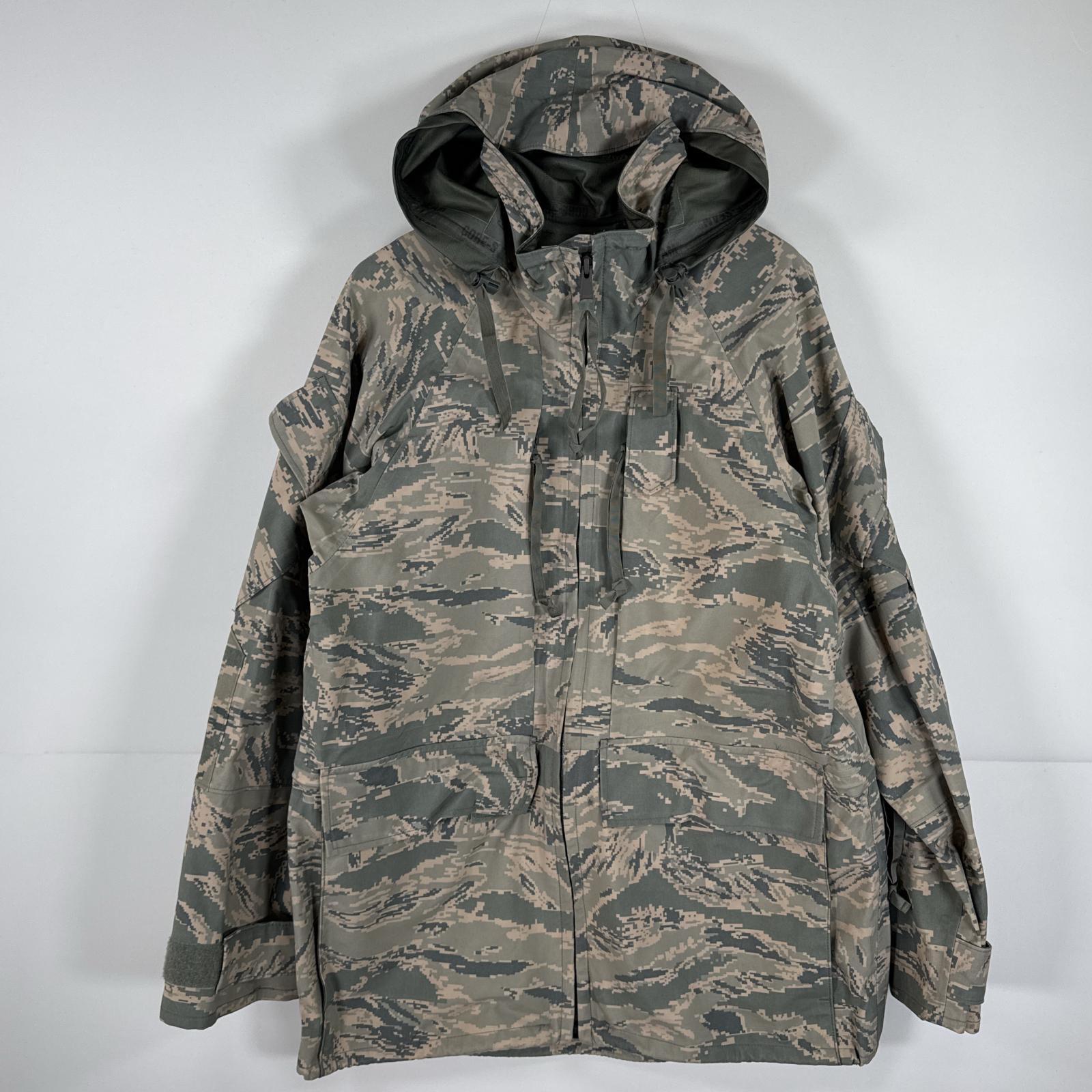 古着 ミリタリージャケット ECWCS GORE-TEX タイガーカモ ゴアテックスパーカー デジカモ 米軍 実物 デジタル small regular グレー メンズ