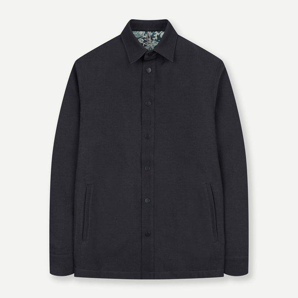 しわになりにくいツイルの変わりやすい季節のアウター型シャツ YJESEA303NY