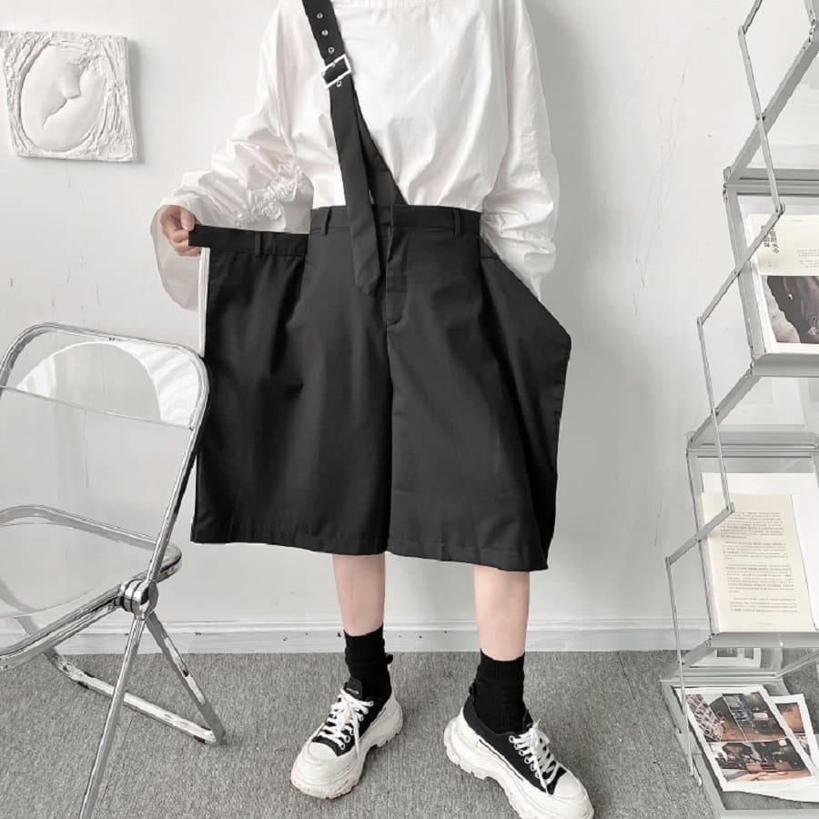 パンツ メンズ ハーフパンツ ショートパンツ 韓国 不規則 高校生 中学生 10代 20代