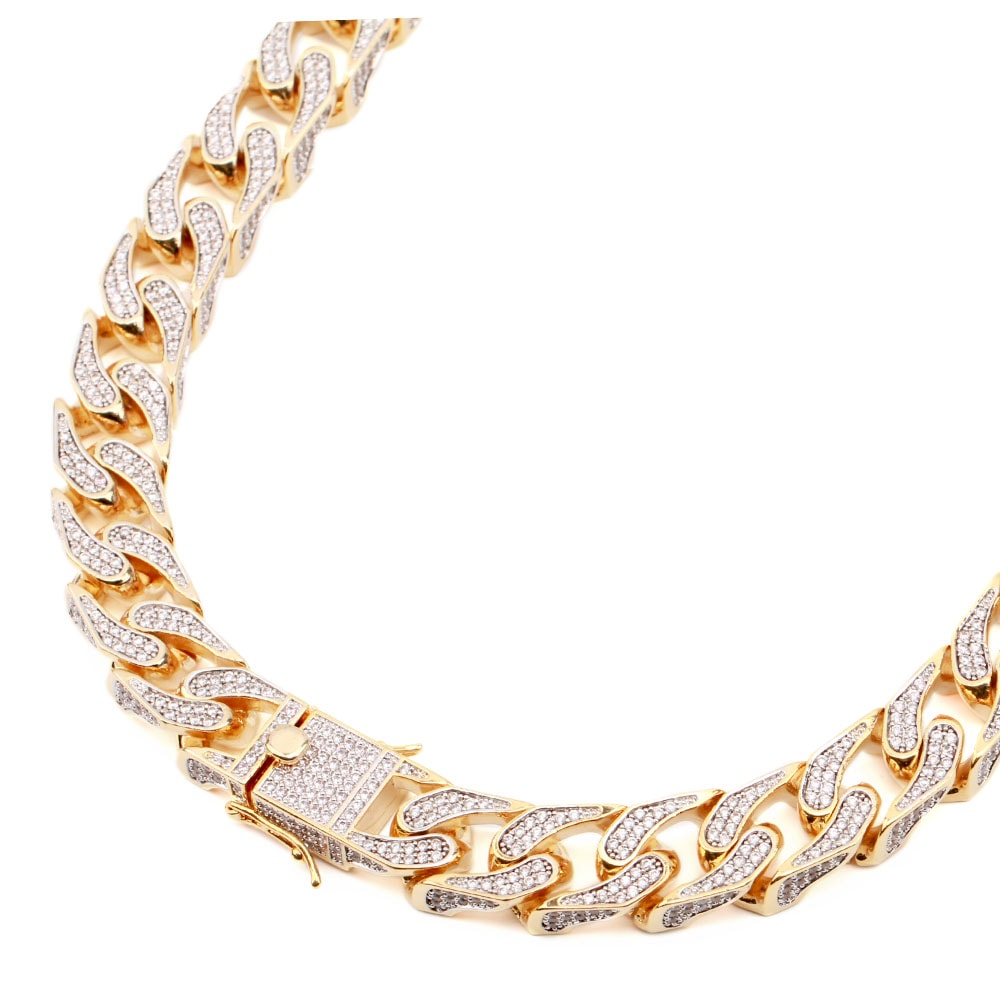 喜平チェーンネックレス パヴェ [n389] 17,666円