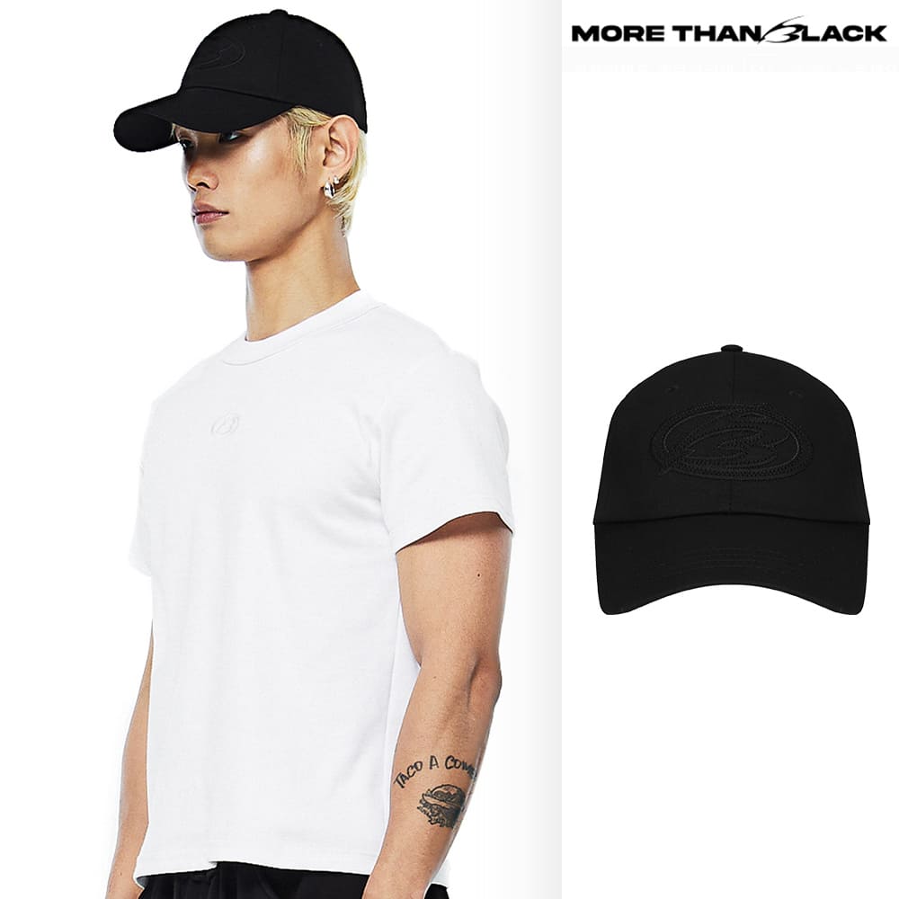 [MORE THAN BLACK] CUT OFF CAP