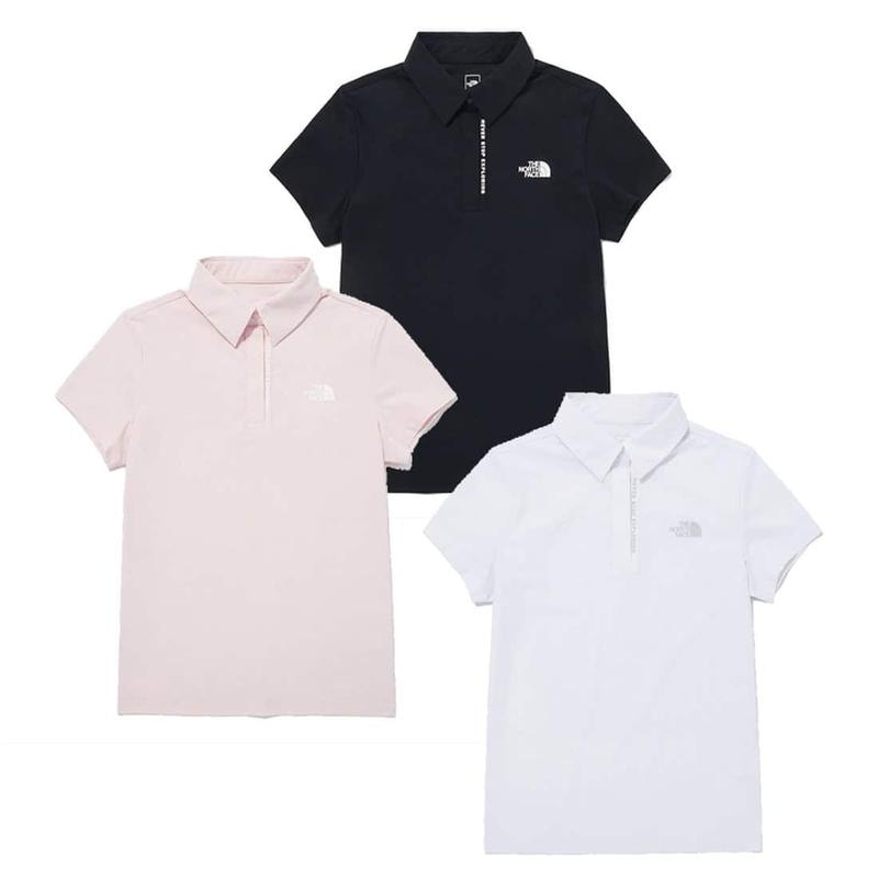 24SS NT7PQ31 女性用アイスグリーン半袖ポロシャツ