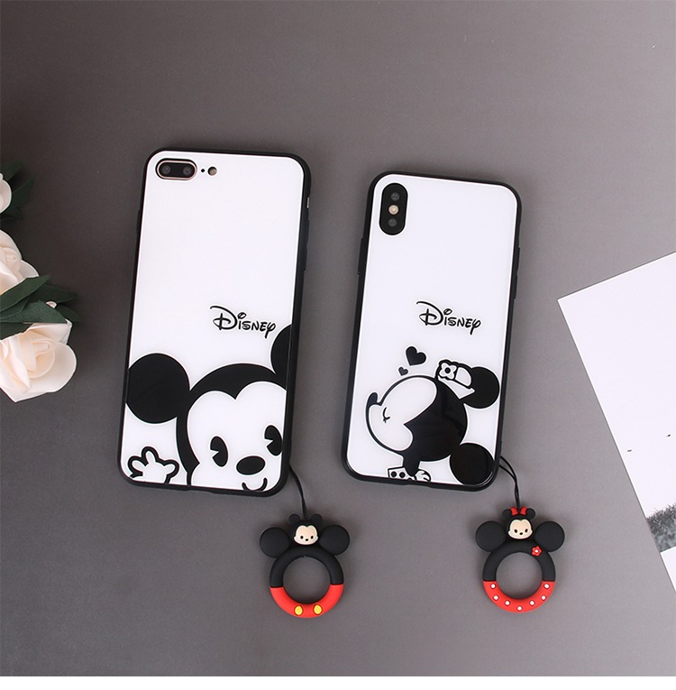 Qoo10 Iphone8ケース Disney ディ スマホケース 保護フィルム