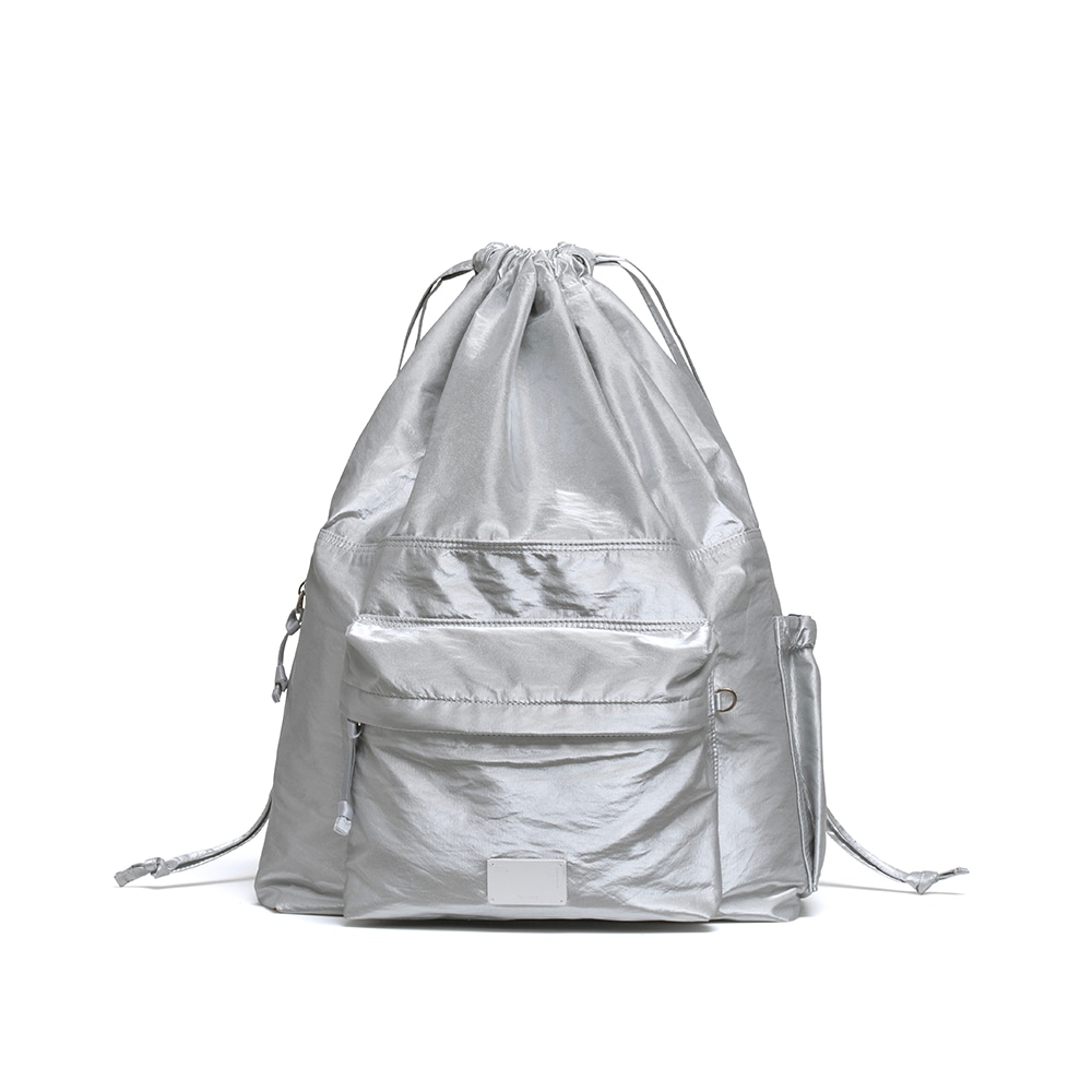 【FENNEC】 DRAWSTRING BACKPACK : SILVER