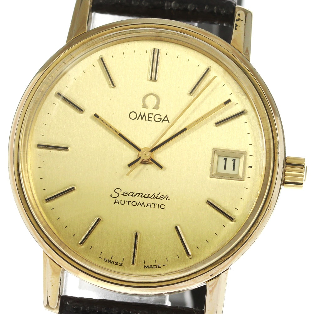 オメガ OMEGA 166.0202 シーマスター Cal.1010 デイト 自動巻き メンズ _781548【中古】